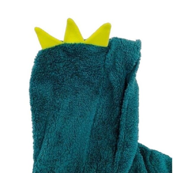 Cat and Jack Kids Hooded Dinosaur Pajama Set Size XS 2 Piece Hoodie PJ Pants NWT - Picture 3 of 8